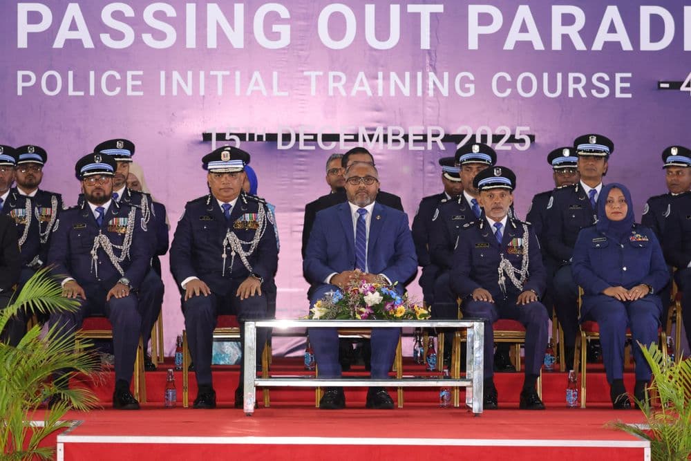 ފުލުހުންގެ 41 ވަނަ އަސާސީ ތަމްރީނު ކޯހުގެ ދަސްވެނިވެ ހިނގާލުމުގެ ރަސްމިއްޔާތު ބާއްވައިފި