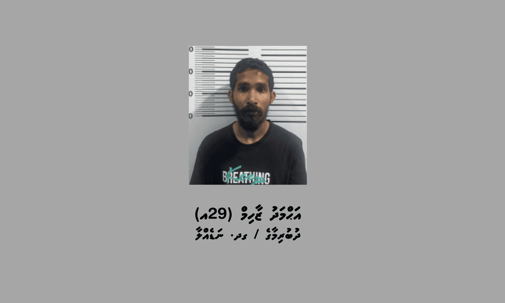 މަސްތުވާތަކެތީގެ މައްސަލައެއްގައި ނަޑެއްލާއިން މީހަކު ހައްޔަރުކޮށްފި