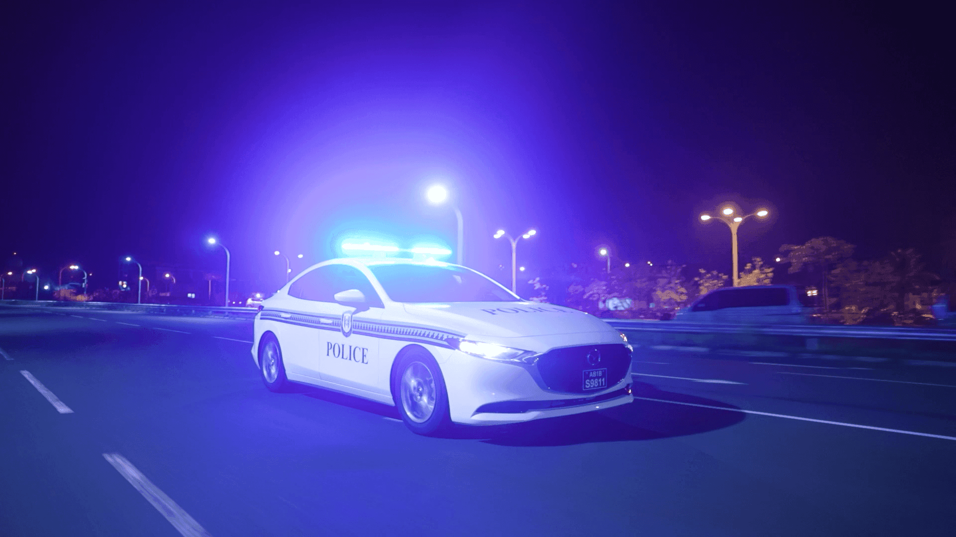 Traffic Police patrol vehicles