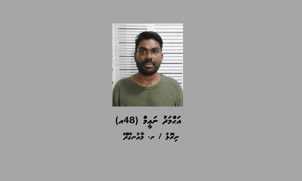 މާއުނގޫދުއަށް މަސްތުވާތަކެތި އެތެރެކުރިކަމުގެ ތުހުމަތުގައި މީހަކު ހައްޔަރުކޮށްފި