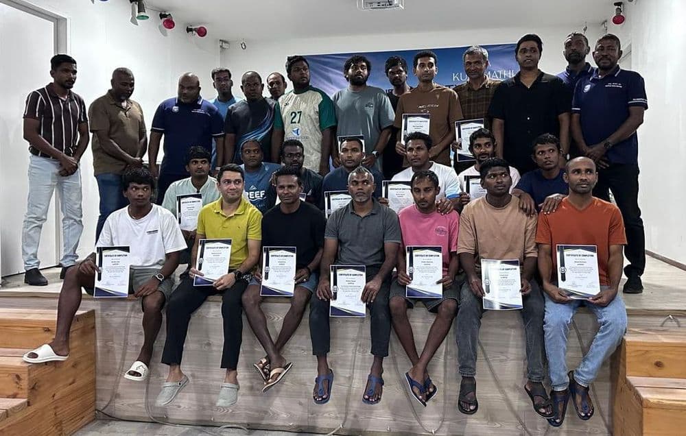 ކުރަމަތި އައިލެންޑް ރިސޯޓު މުވައްޒަފުންނަށް މެރިން އެވެއާނެސް ސެޝަނެއް ކުރިއަށް ގެންގޮސްފި