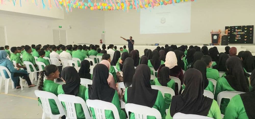 ކުށްތަކުން ރައްކާތެރިކުރުވުމަށް މައުލޫމާތު ދިނުމުގެ ސެޝަންތަކެއް އދ. އަތޮޅު މަދަރުސާގައި ކުރިއަށް ގެންގޮސްފި
