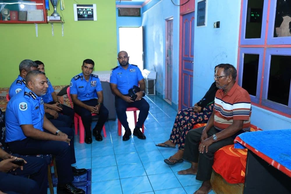 ޝަހީދު ސާޖަންޓް އާދަމް ޙަލީމްގެ އާއިލާއާ ކޮމިޝަނަރ އޮފް ޕޮލިސް ބައްދަލުކުރައްވައިފި